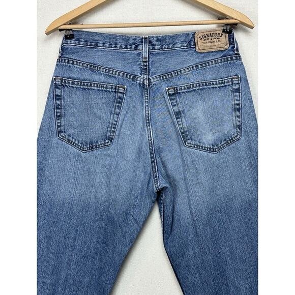 Levi’s Strauss & Co. Signature Men's Relaxed Fit Jeans 34x30 Medium Wash Denim - Picture 10 of 13